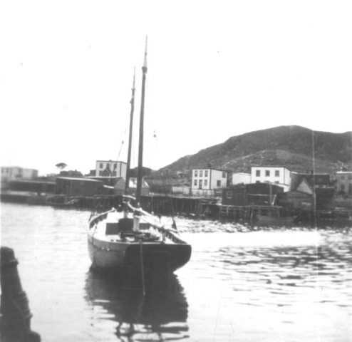 420: Schooner in Red Island harbour. [courtesy of Joseph Murphy]